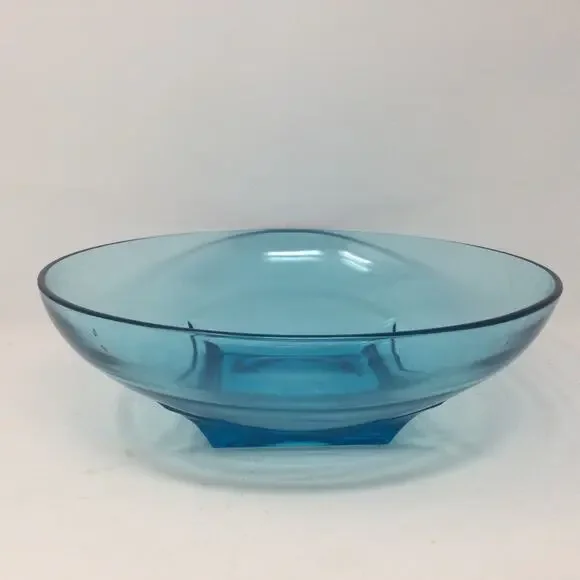 Hazel Ware 7 Pc Capri Colonial Azure Blue Salad Bowl Set Mid Century